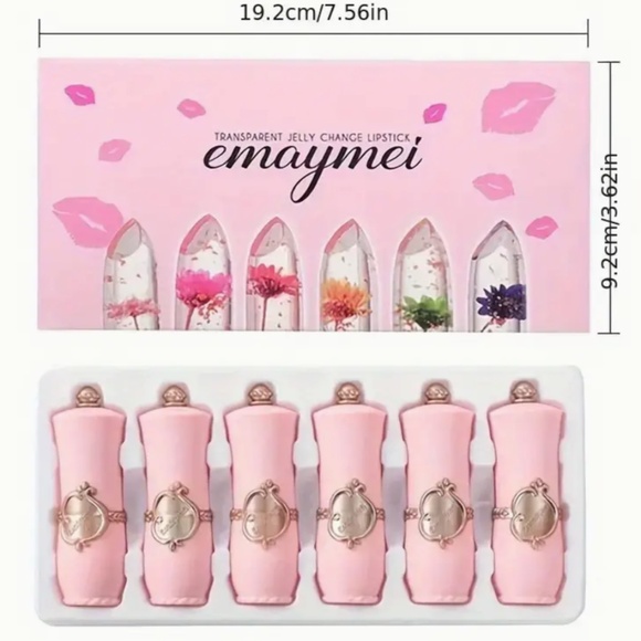Set of my 6 Jelly Lipstick/Lip Balm -  Color Changing Moisturizing Gloss - Picture 2 of 4